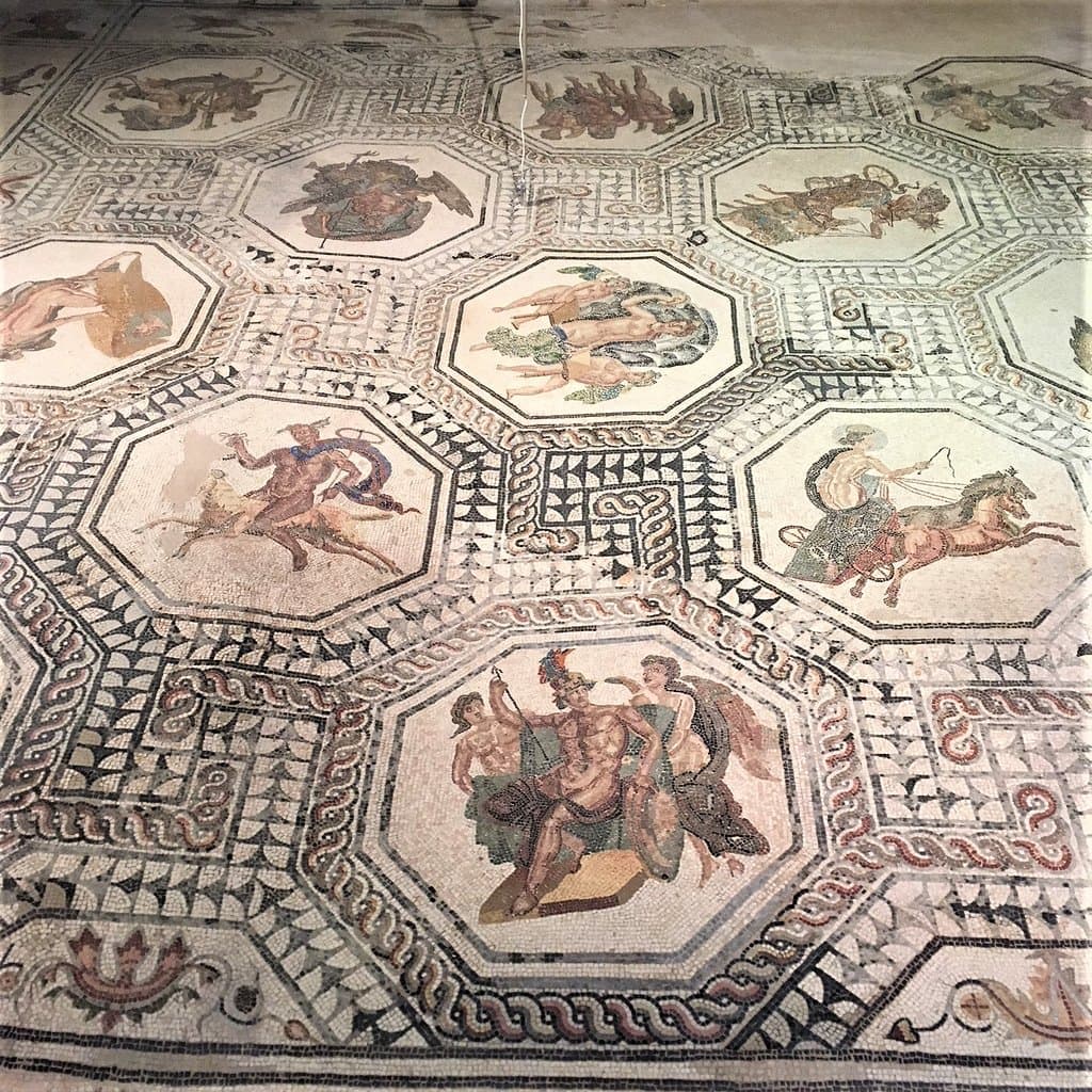 Mosaïques des Divinités, site d'Orbe-Boscéaz