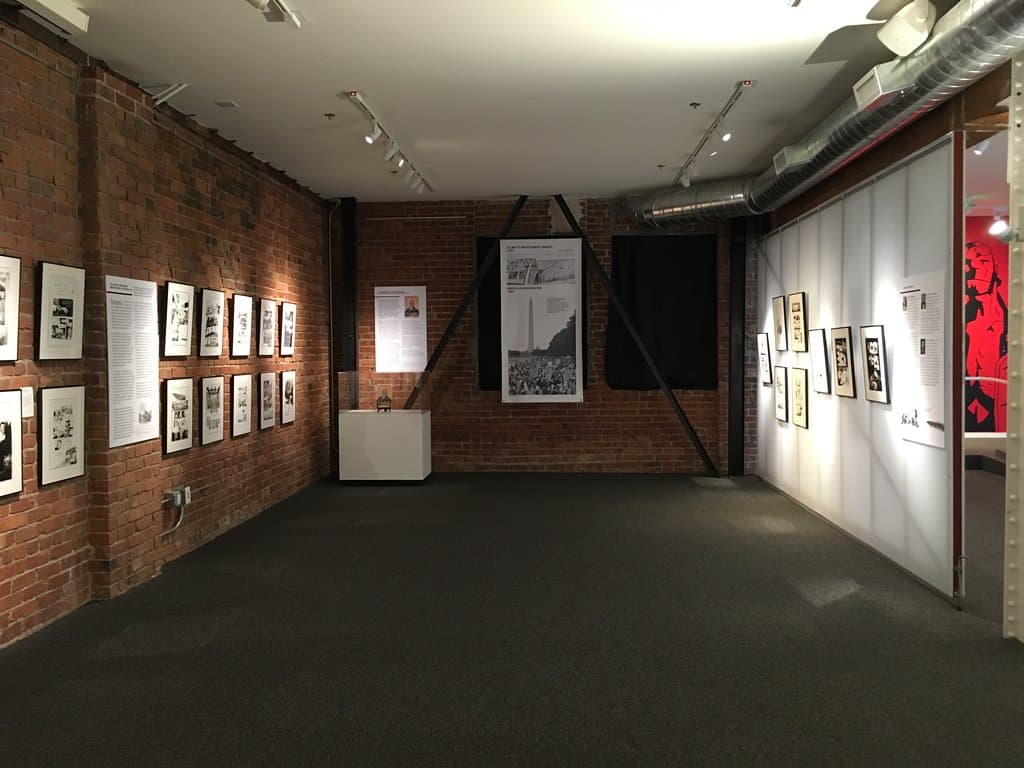 March: A Graphic History of the Civil Rights Movement exhibition