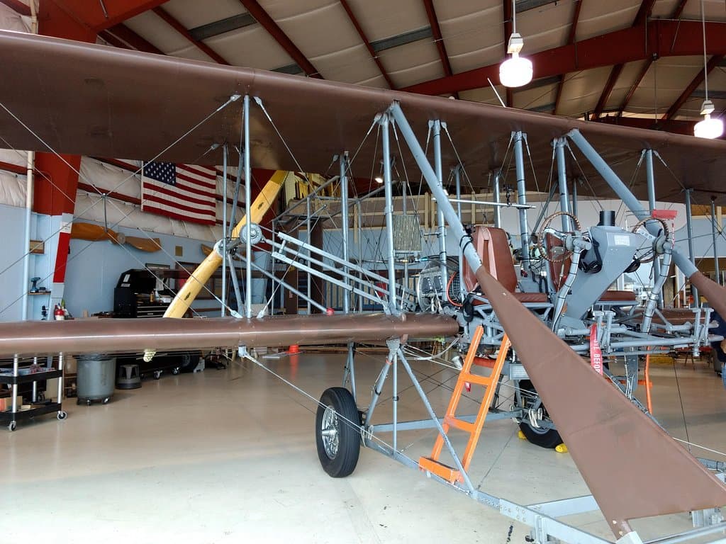 the Wright B Flyer replica