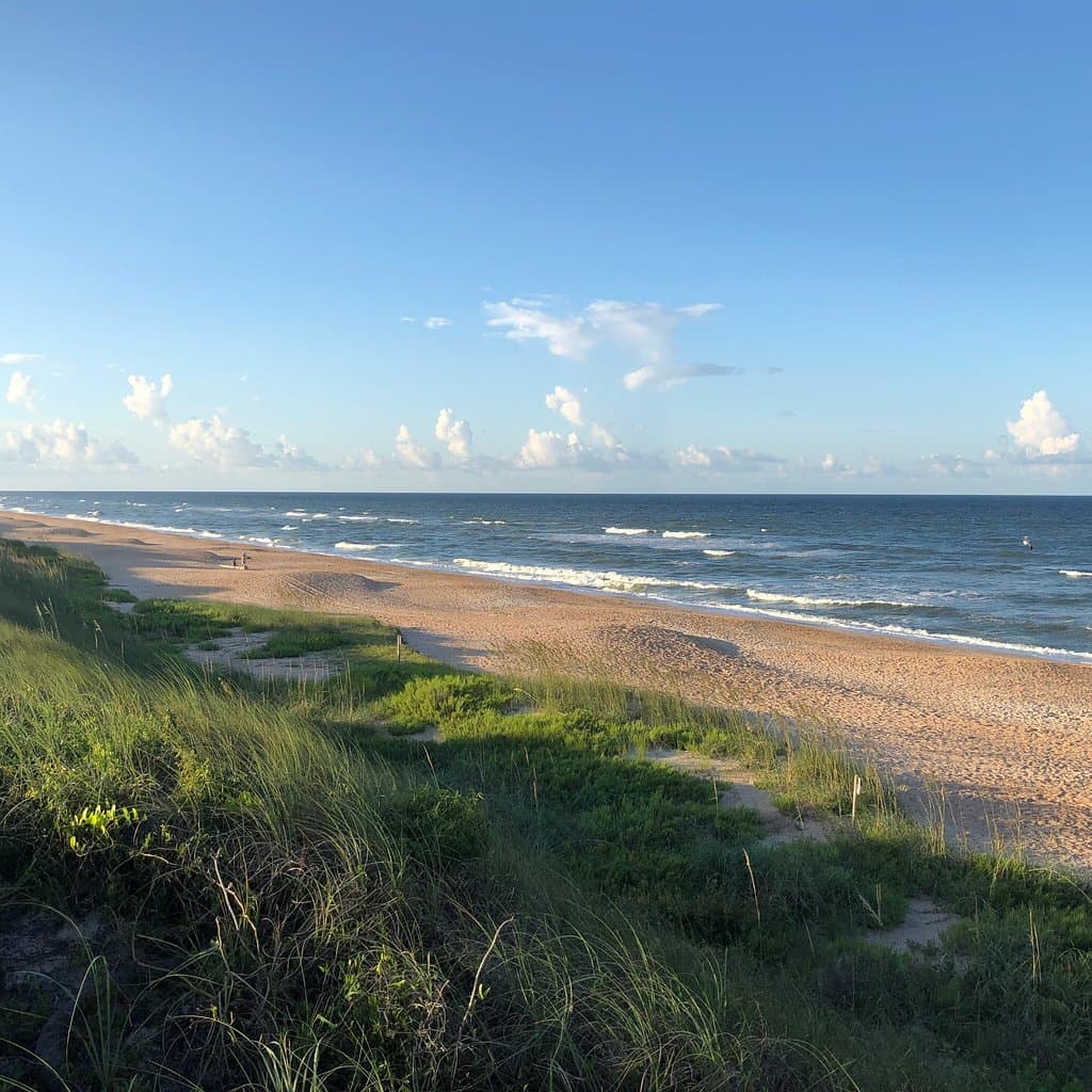 A beautiful afternoon at the Guana Reserve Beach in Jacksonville, FL