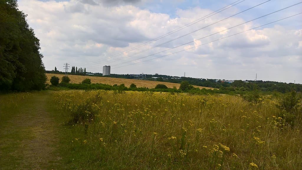 Looking towards Basingstoke