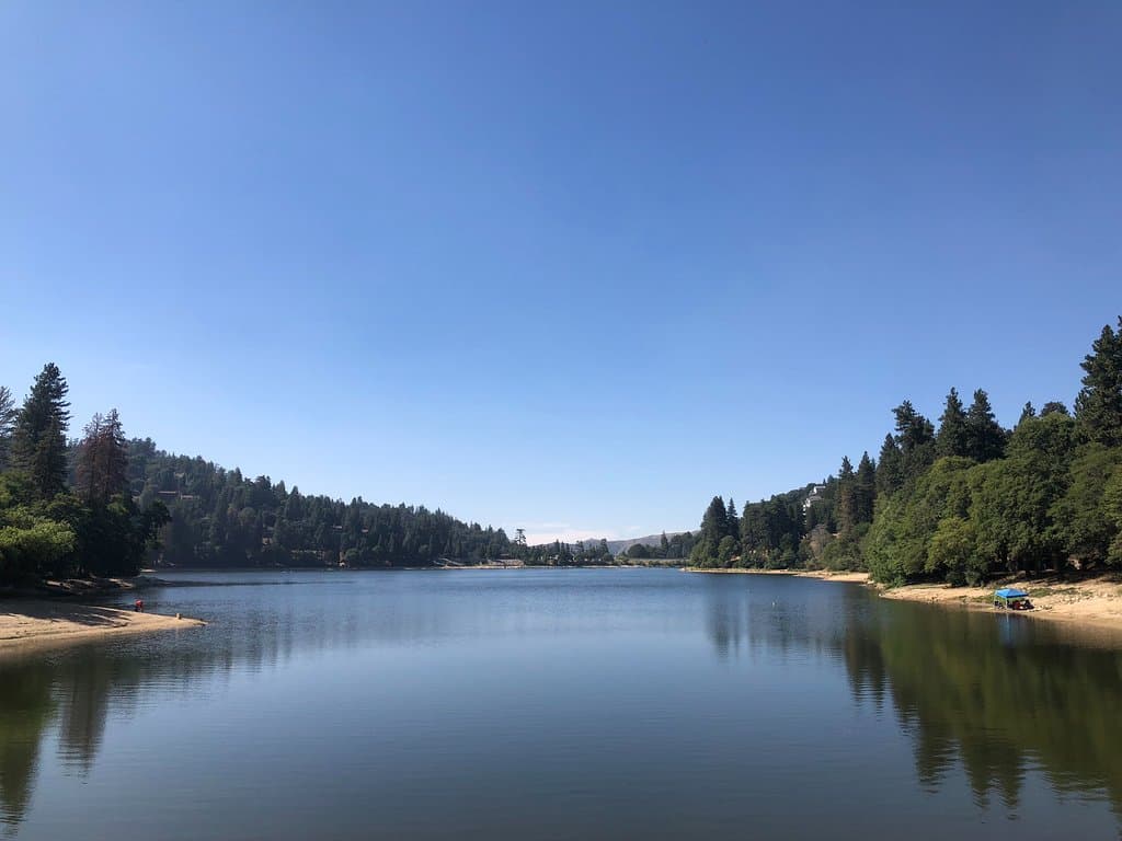 View of the lake