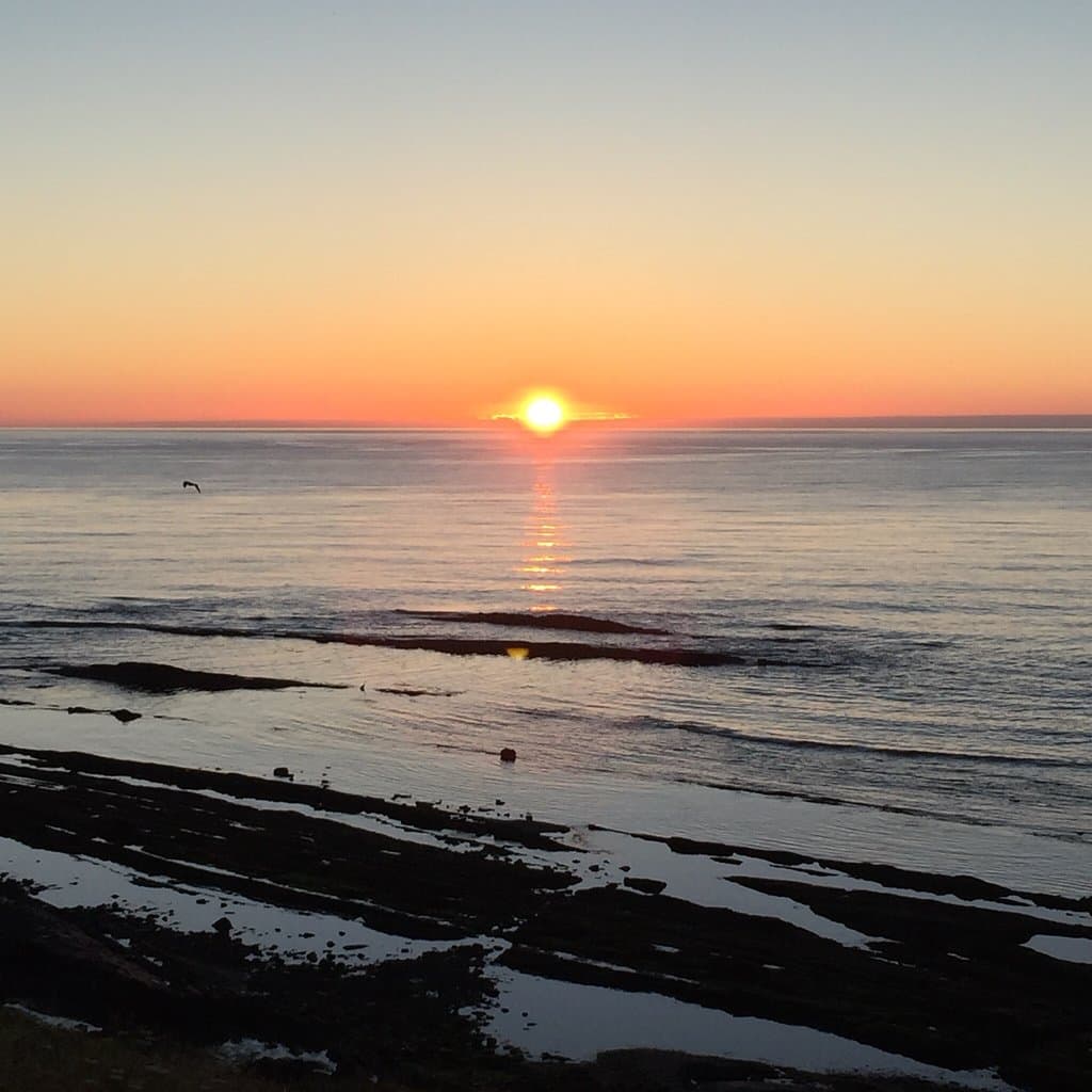Super beach and sunrise