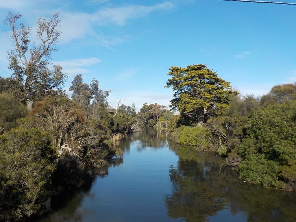 View down the estuary
