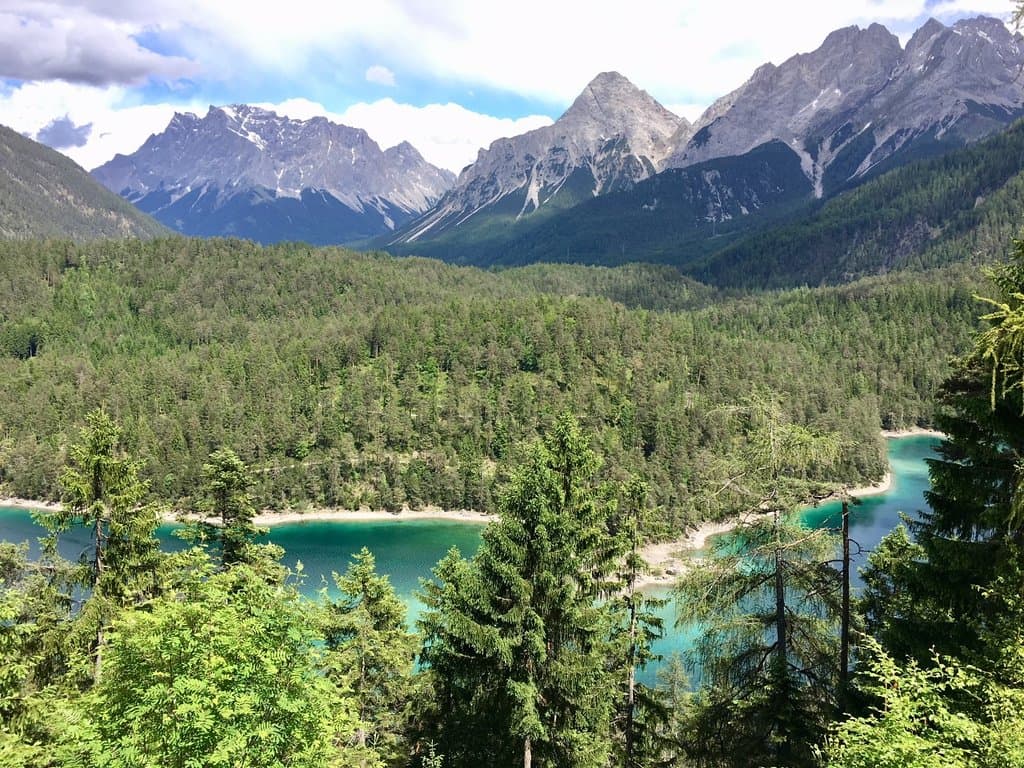 View towards Zugspitze
