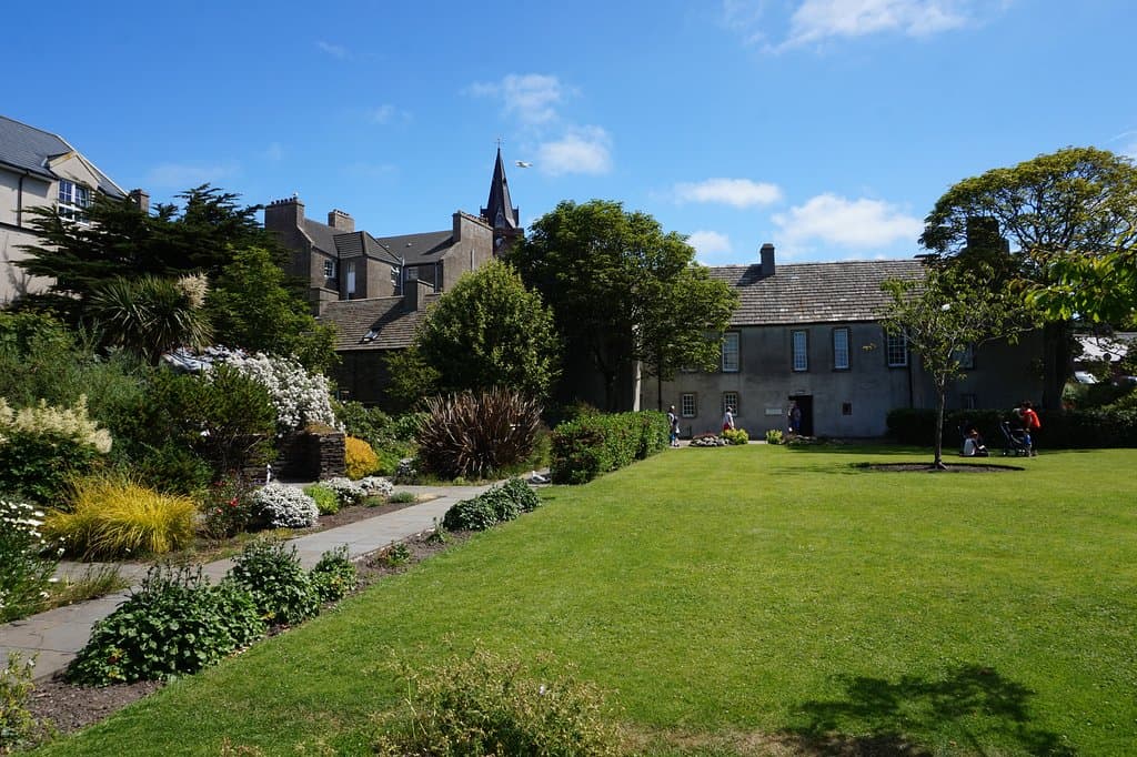 Museum garden.