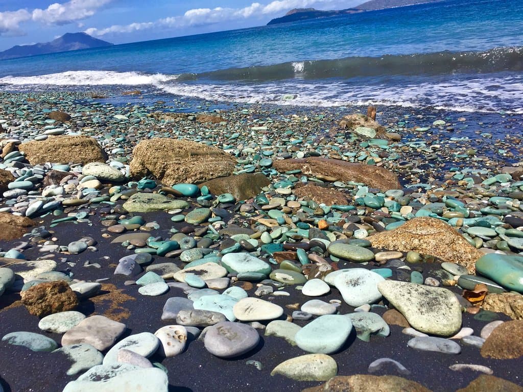 Blue Stone Beach Ende