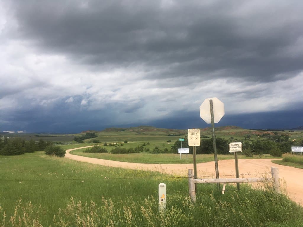Storms overlooking the hatchery valley