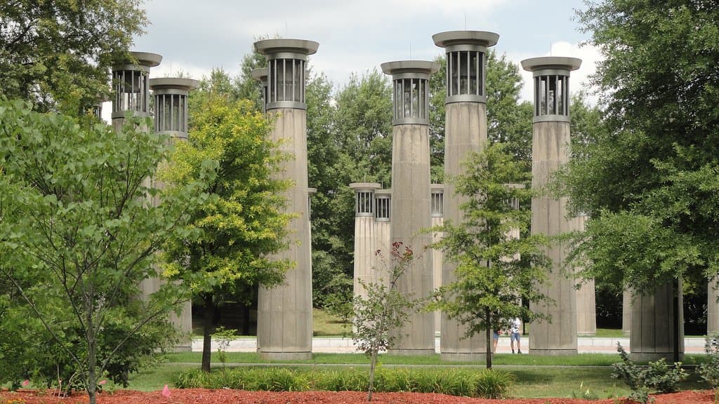 95-bell carillon, representing the 95 counties of the state and its musical legacy...