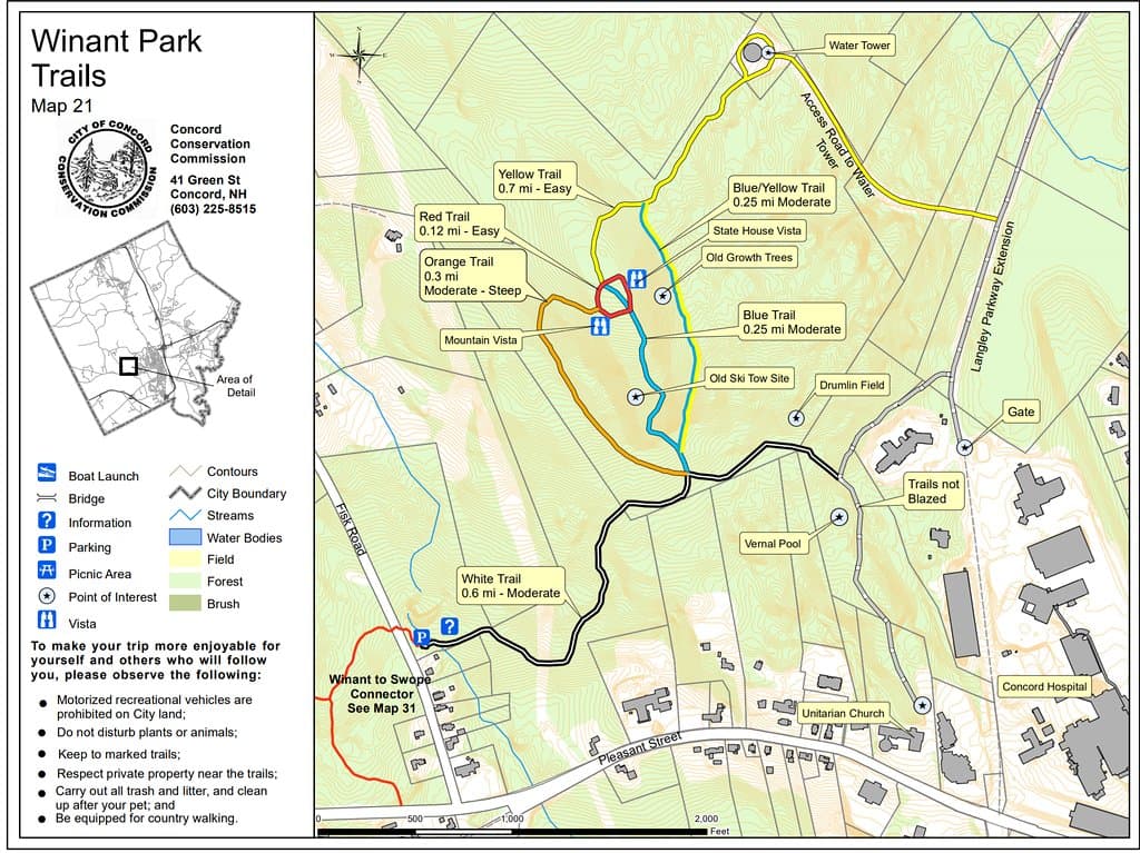 Winant Park Trails  Map 21