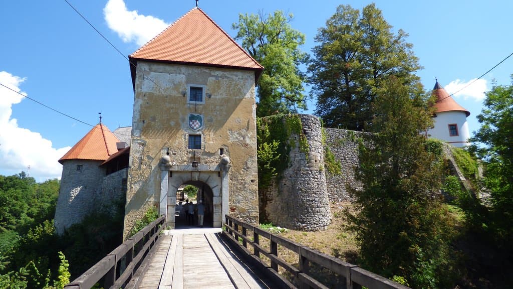 The entrance