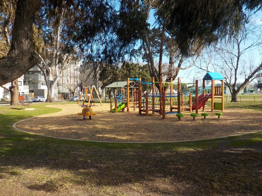 Playground at South east end of park