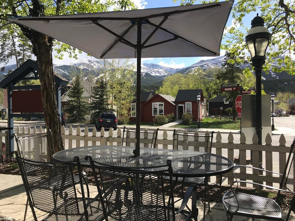 Patio north side of building