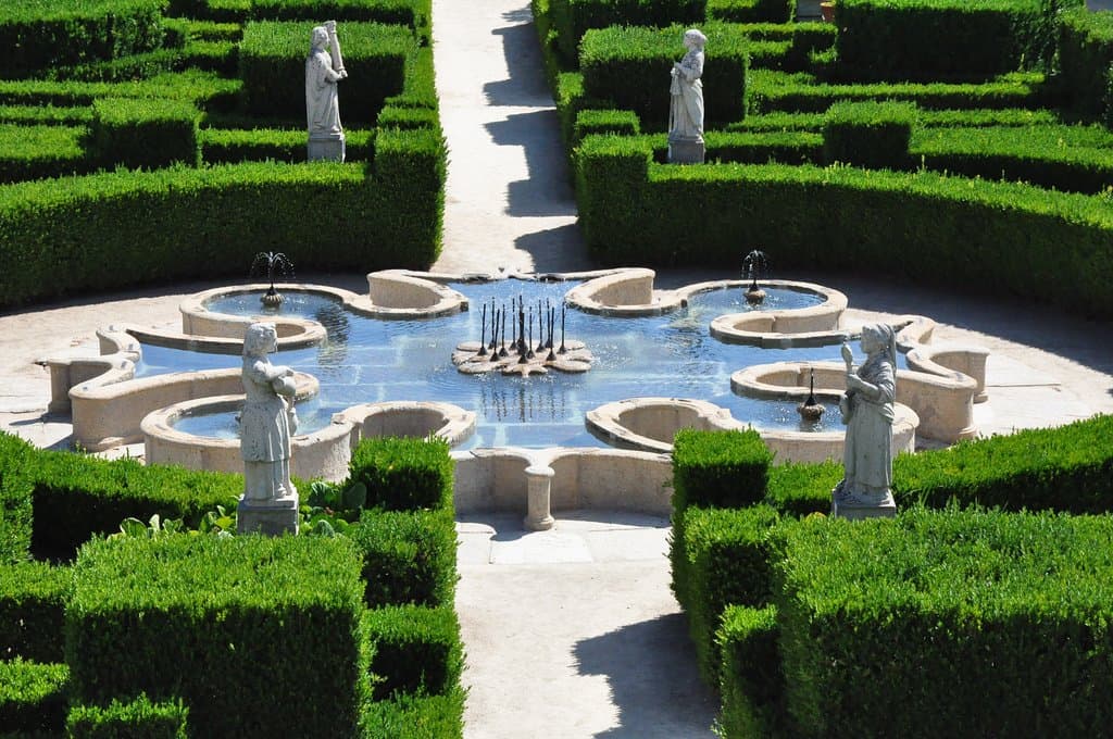 Garden view.