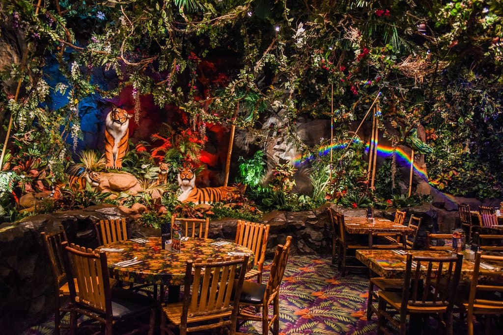 Get the complete rainforest experience when you dine with us