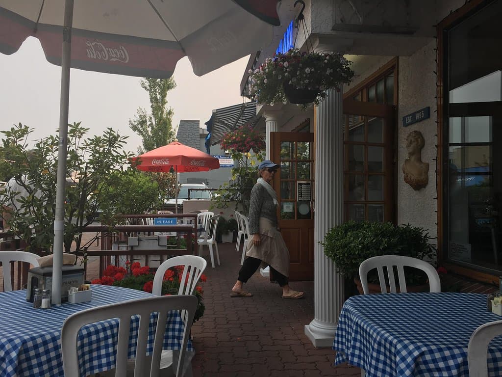Outside seating
