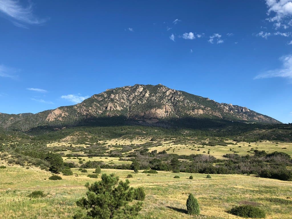 View from lower down on the trail