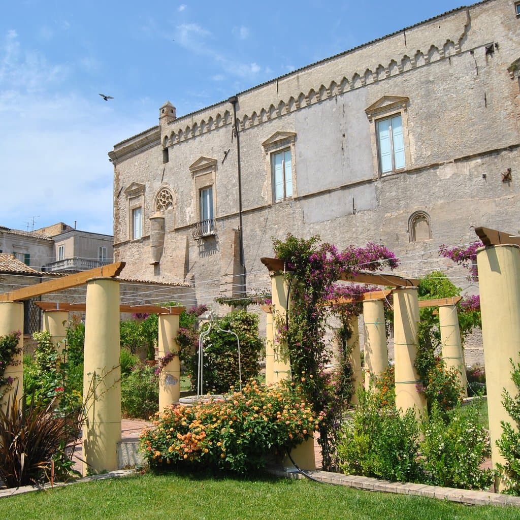 Palazzo D’Avalos and garden.