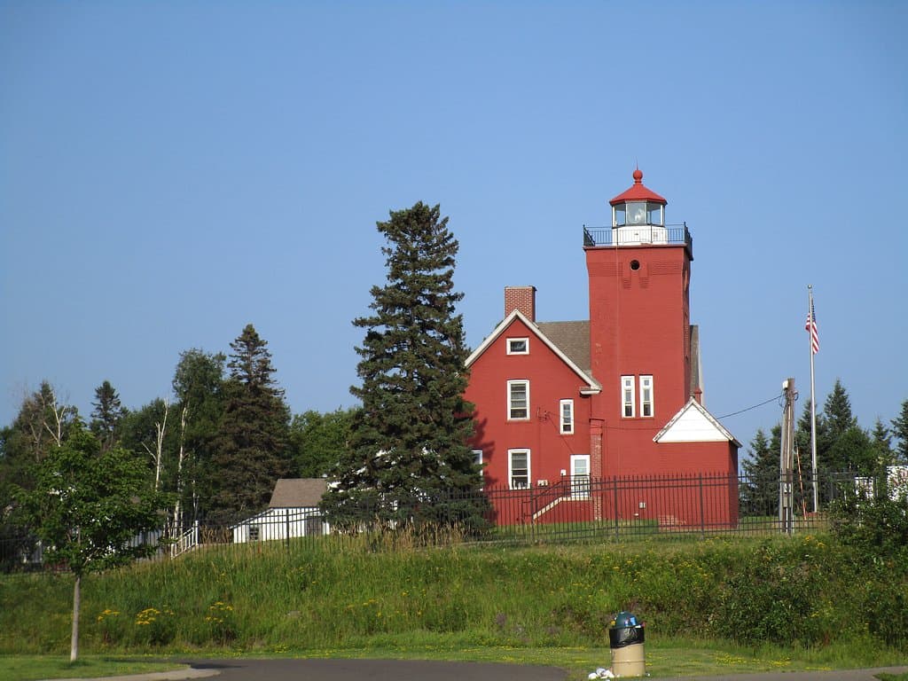 Two Harbors Light Station, now a B&B and museum.