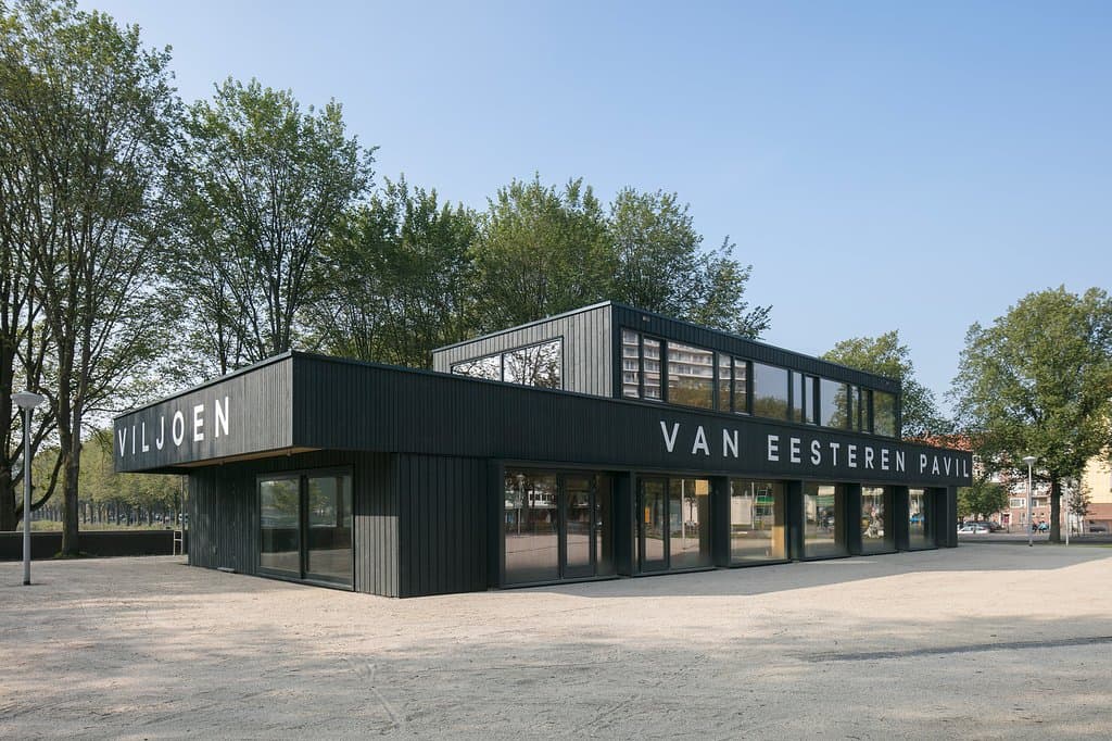 Van Eesteren Pavilion, new at the Sloterplas, Amsterdam Nieuw-West