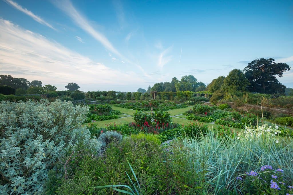 The Great Plat's planting scheme was designed by Gertrude Jekyll