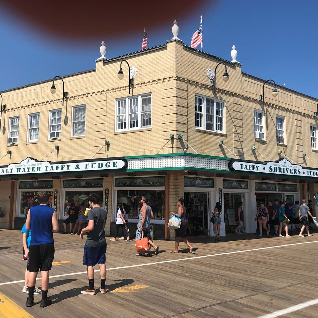 Shriver’s Salt Water Taffy factory and shop in Ocean City