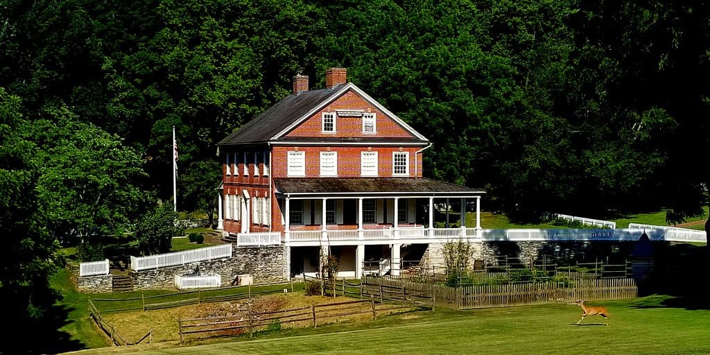 View of Rock Ford Plantation, the historic home of General Edward Hand