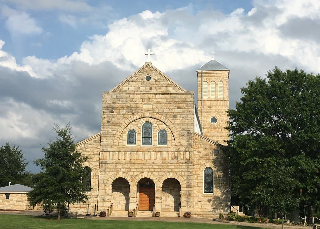 Summertime at St. Mary's, Altus, AR.