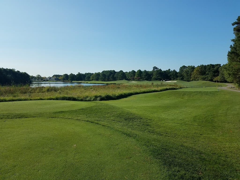 View from the tee box on number 6