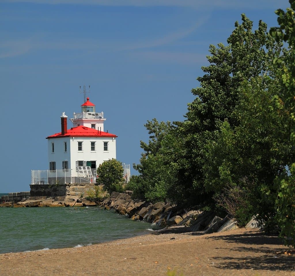 Lighthouse at Headlands Dunes Nature Preserve