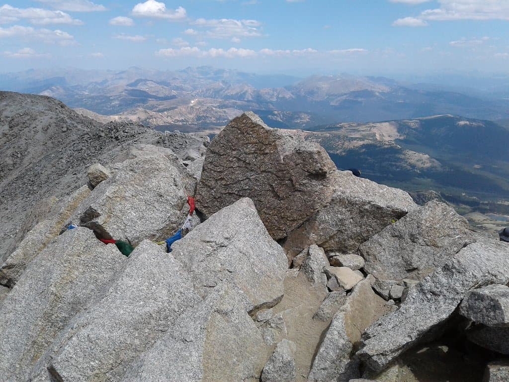 Summit of Mt. Massive provides spectacular 360 degree view!