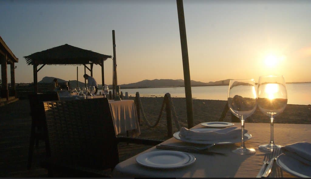 Atardecer en El Parador del Mar Menor.