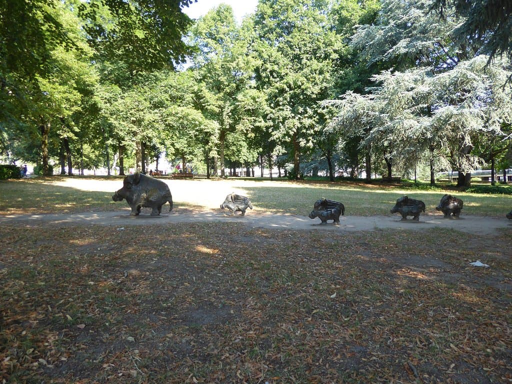 Sculptures in the park