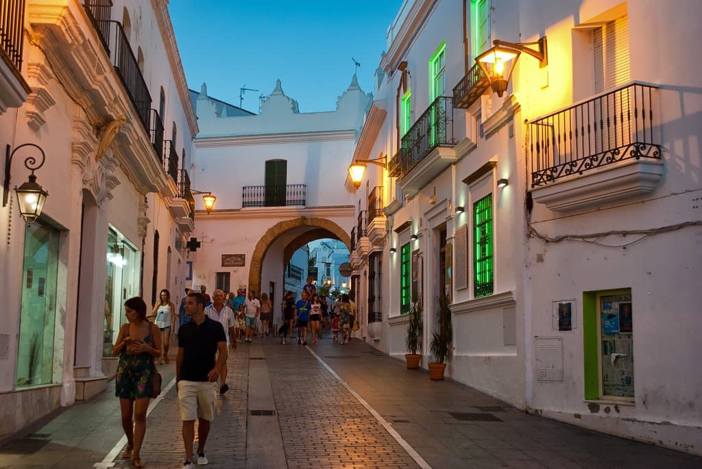 El arco en la hora azul.
