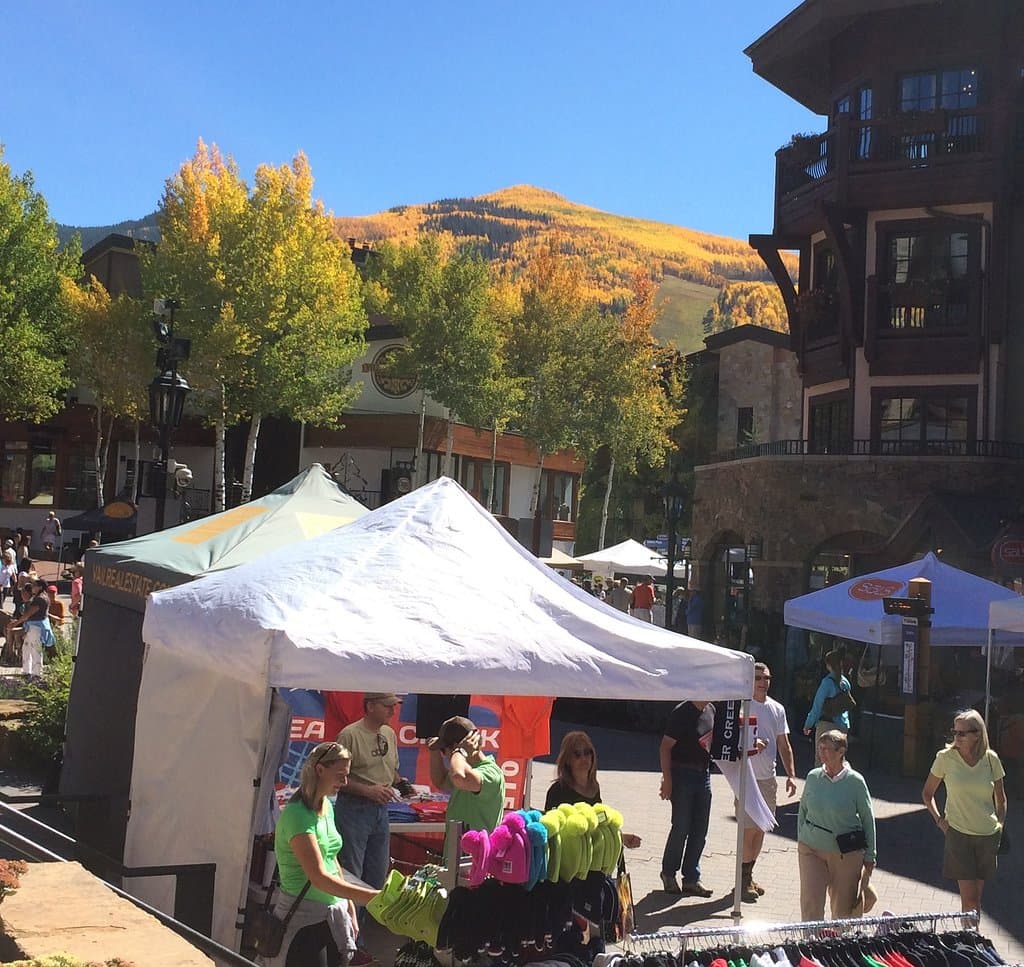 Vail T Shirt company brings their store outdoors, to show what is behind the tents. Enjoy!