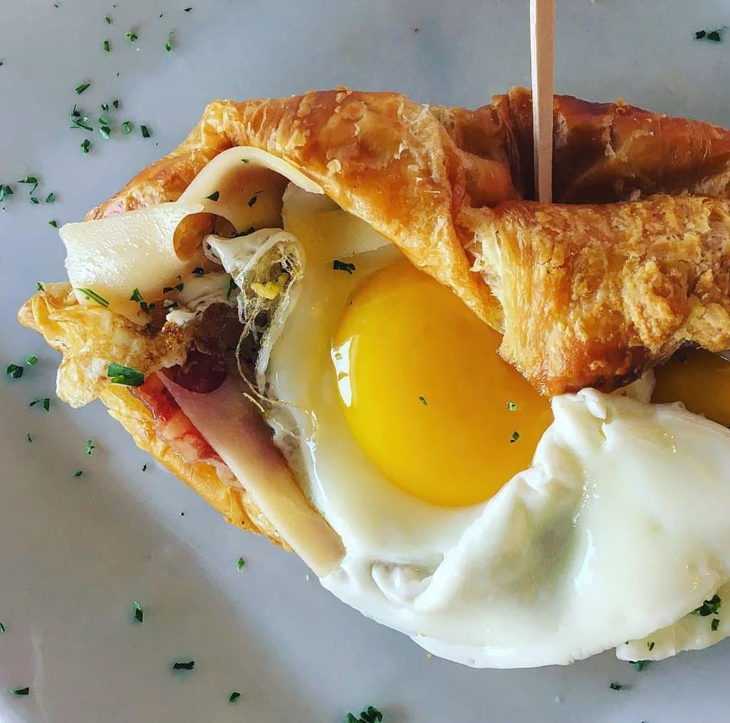 Egg Sandwich on French Croissant