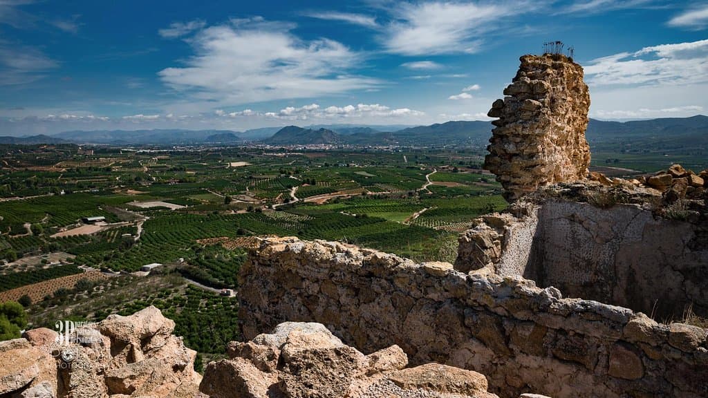 Vista de la Costera desde el Castillo de Montesa