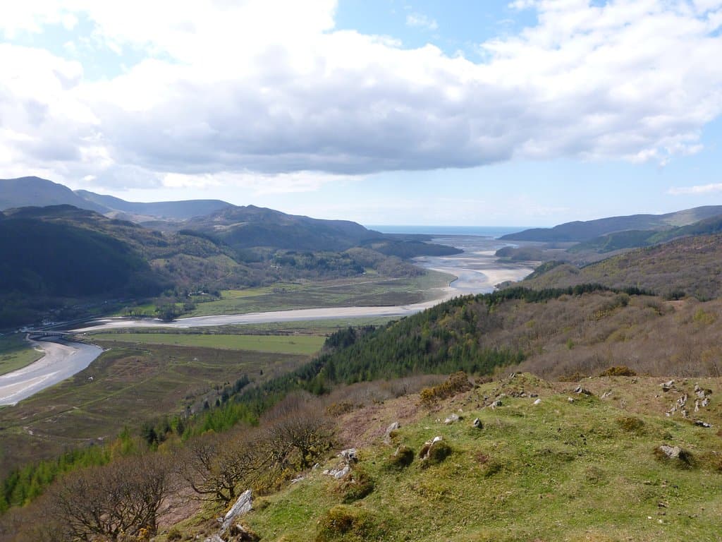 Looking down towards Barmouth