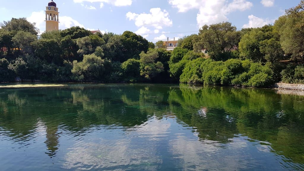 Karavomilos Lake Kefalonia