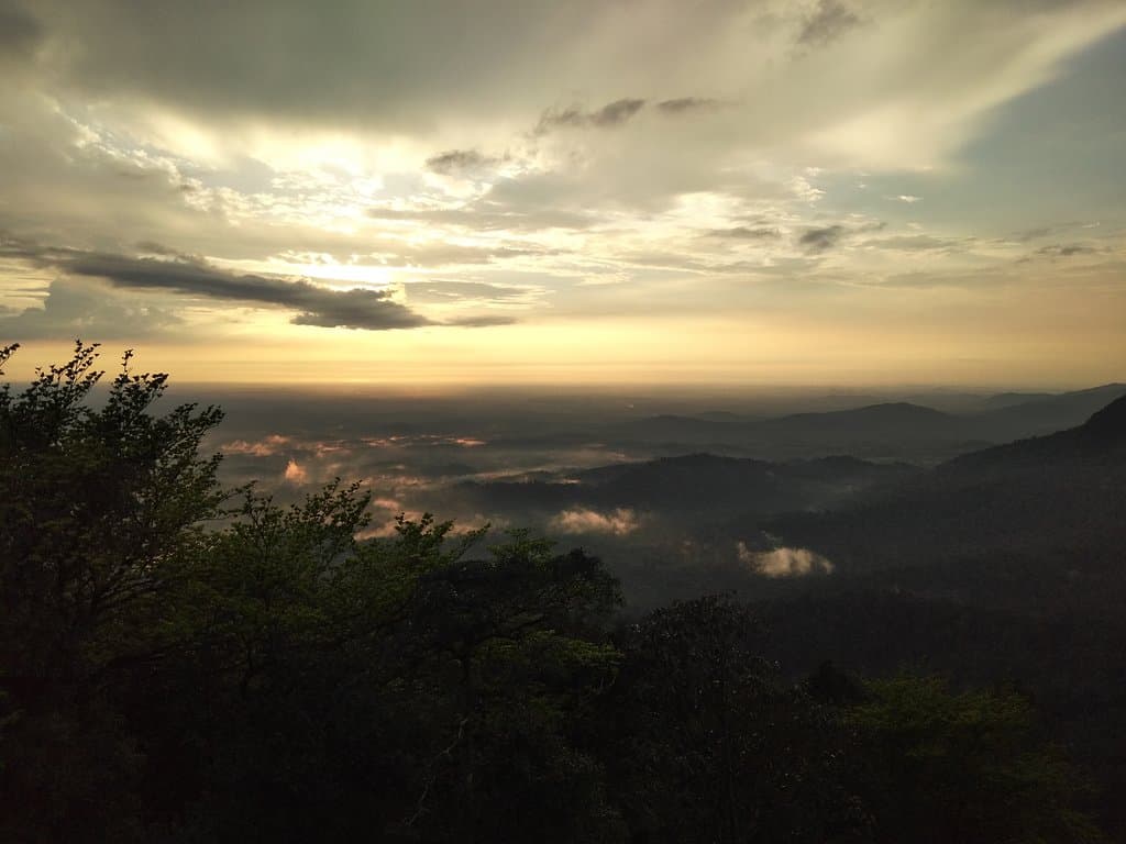 Magnificent sunset at Agumbe!
