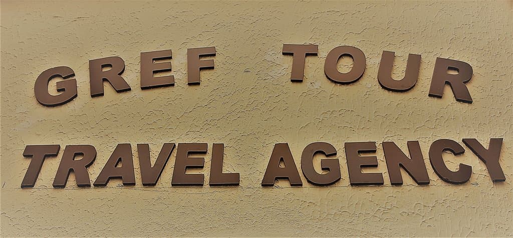 travel agency situated in Kaleiçi very close to clock tower.