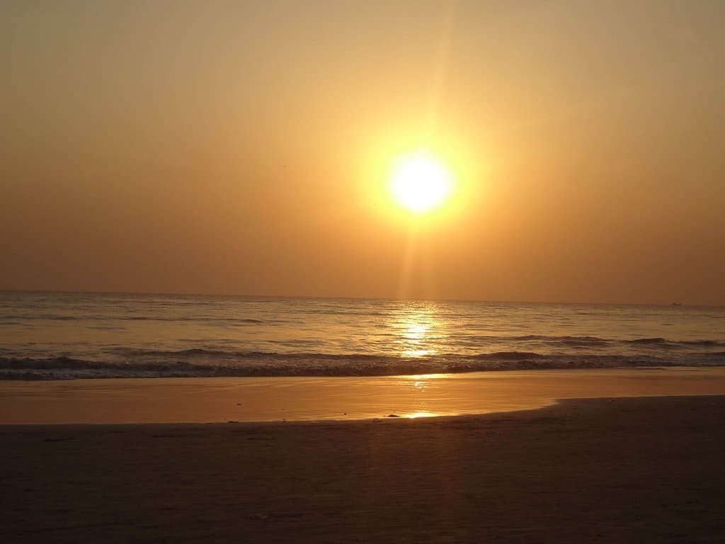 Sunset at Somnath Beach