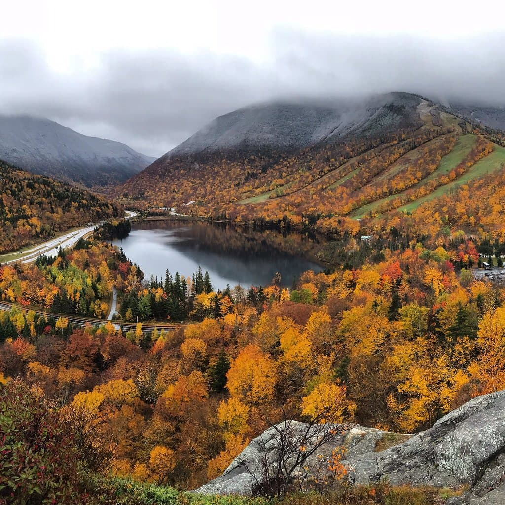 Artist Bluff Trailhead Franconia Notch State Park New Hampshire