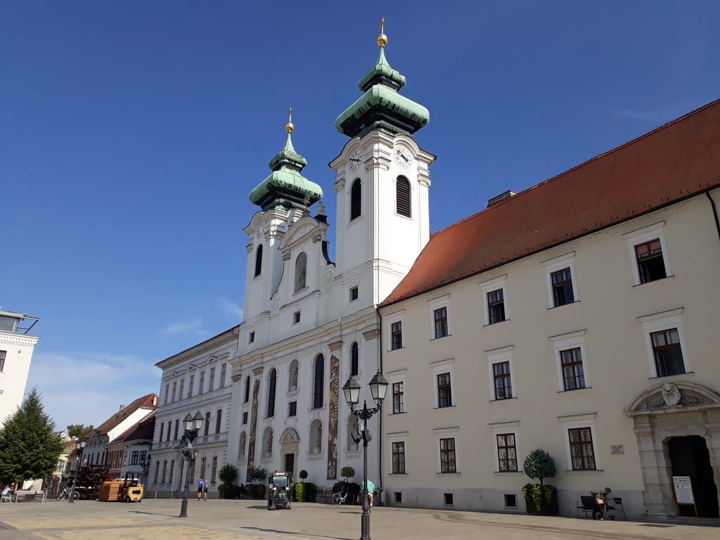 Gyor, Hungría, Plaza Szenchenyi.