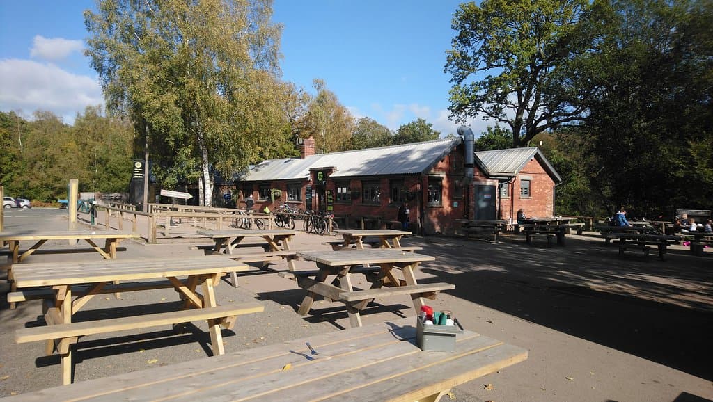 Outside eating area