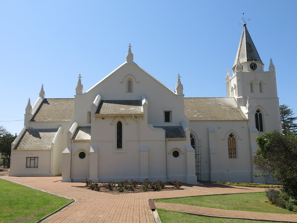 Walk through from Church street after parking.