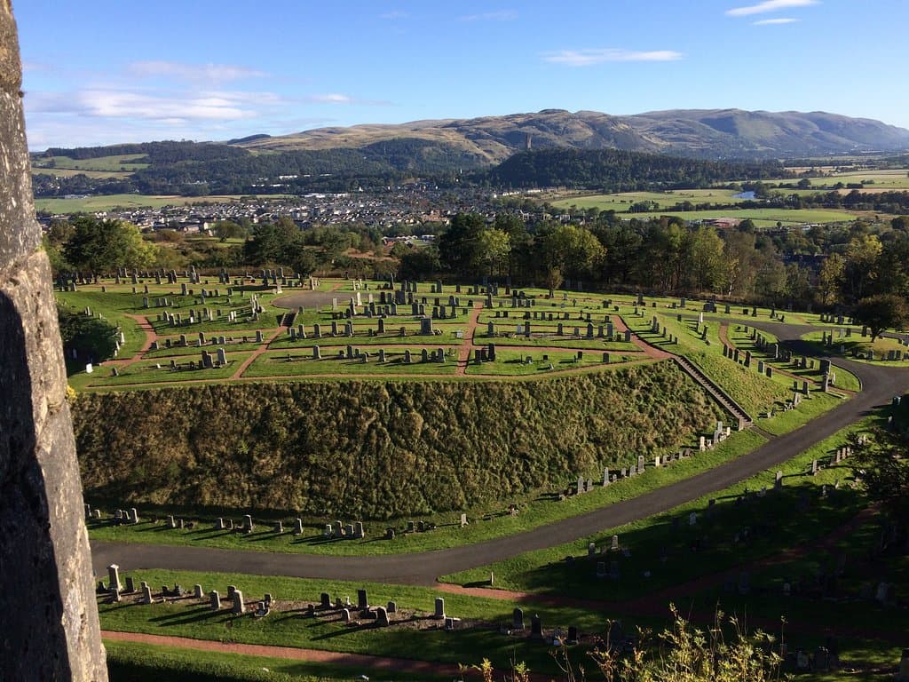 Cemetery from the Castle