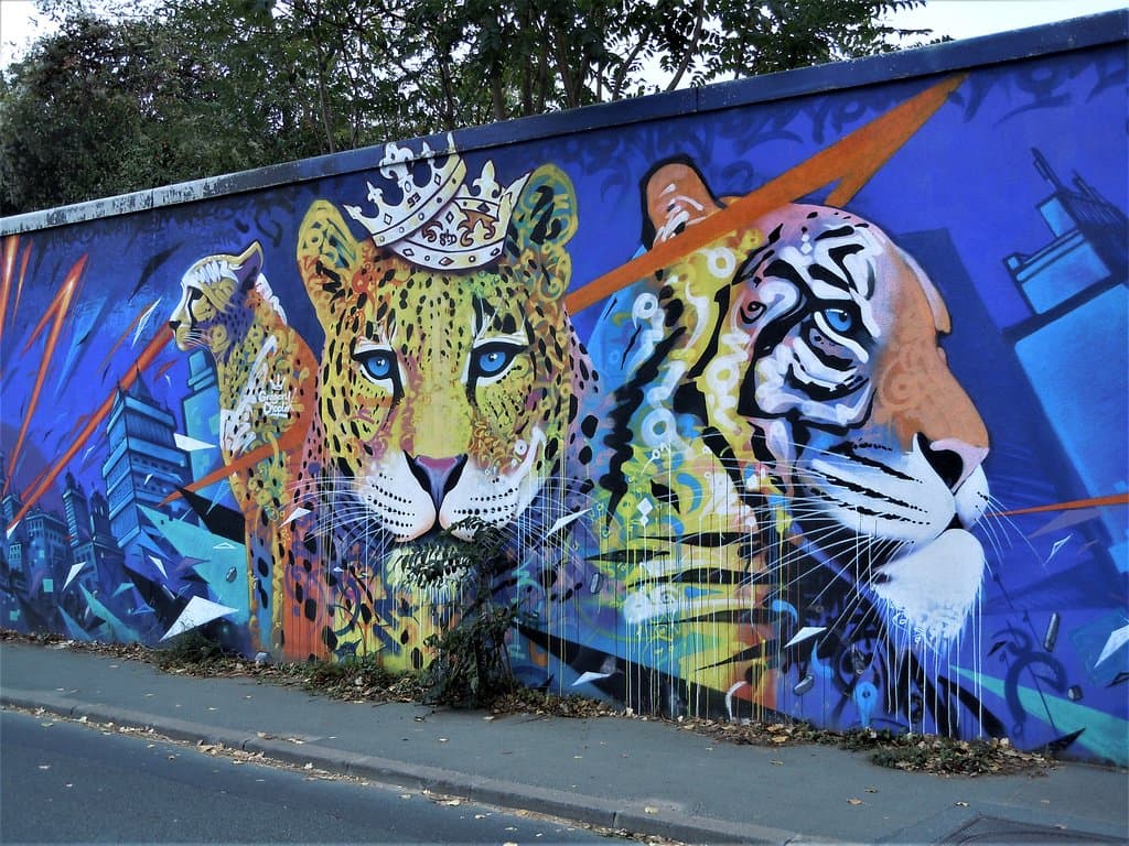 Détail de la fresque