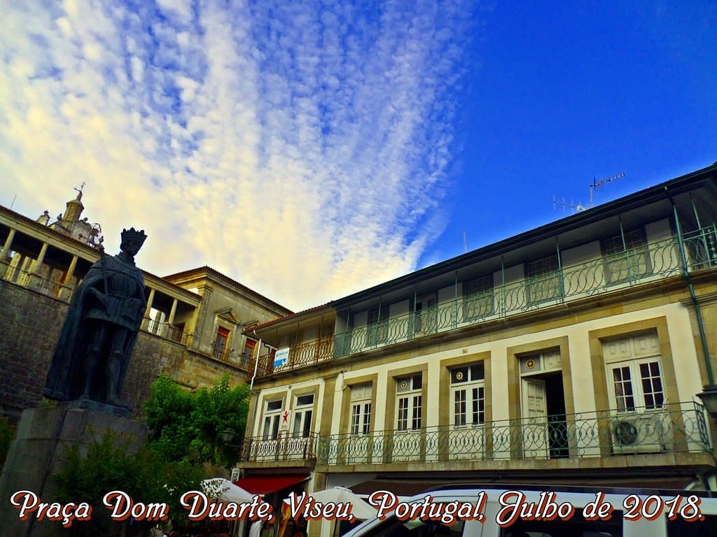 Praça Dom Duarte, Viseu, Portugal