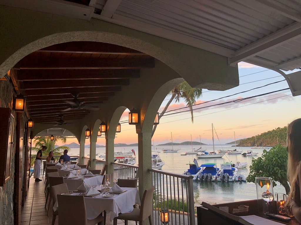 The Terrace Restaurant outside seating area